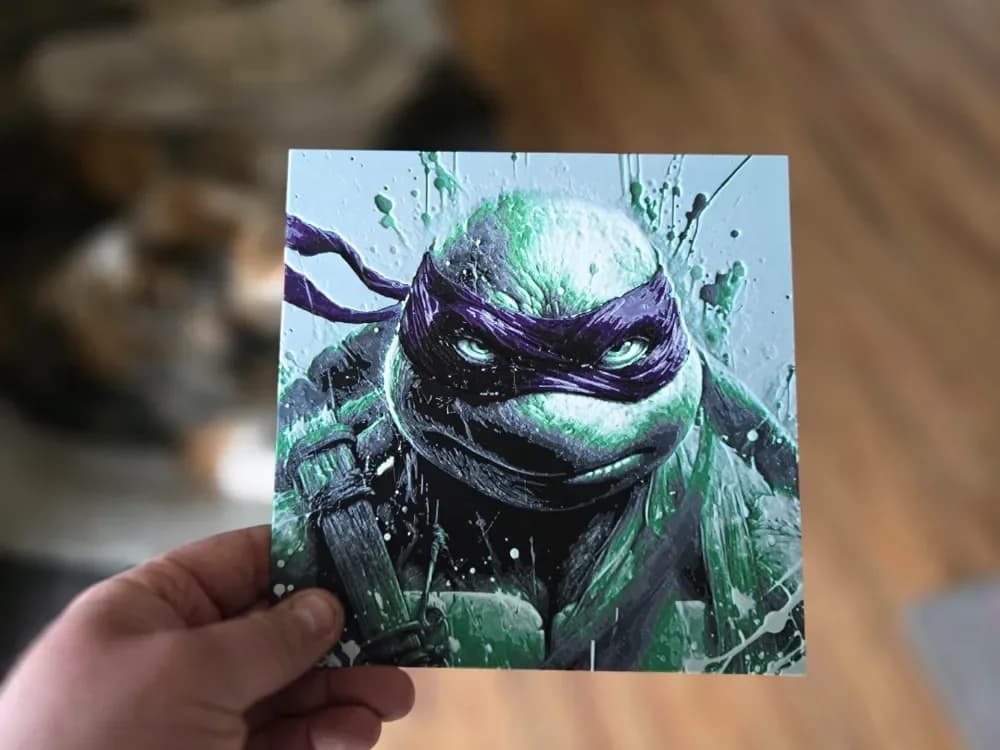Graffiti TMNT (Donatello) Hueforge by 3Ree Printing HueForge model: Graffiti TMNT (Donatello) Hueforge by 3Ree Printing