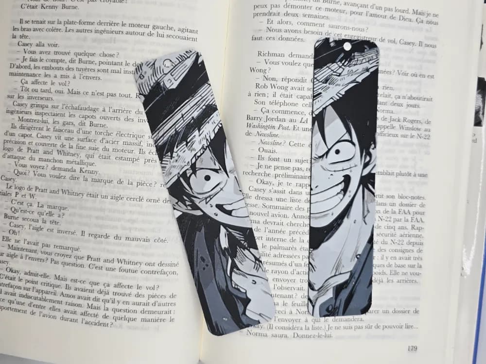 Bookmark Luffy by Kactus Fpv HueForge model: Bookmark Luffy by Kactus Fpv