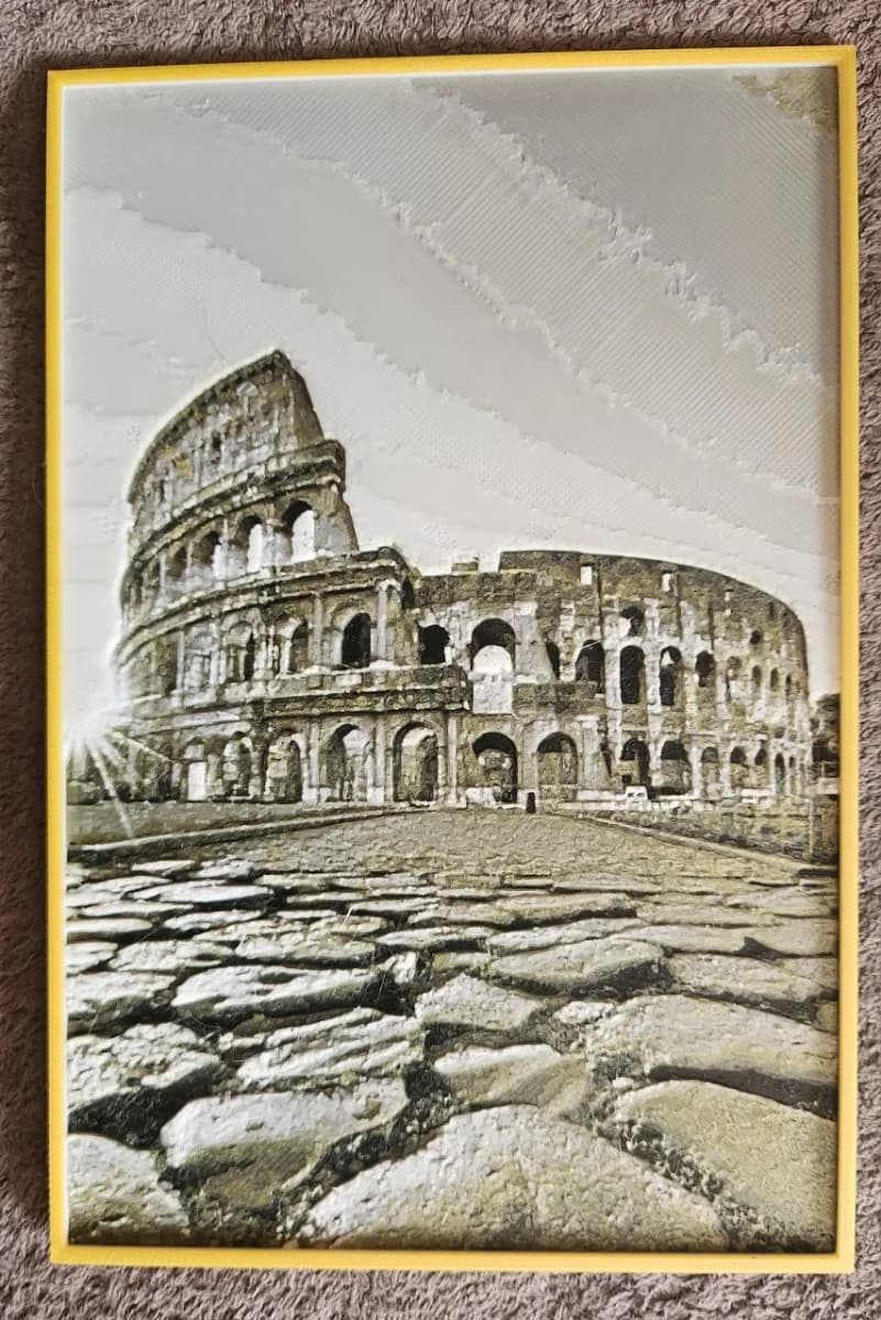 Coliseum - Colosseo - HueForge by keko HueForge model: Coliseum - Colosseo - HueForge by keko