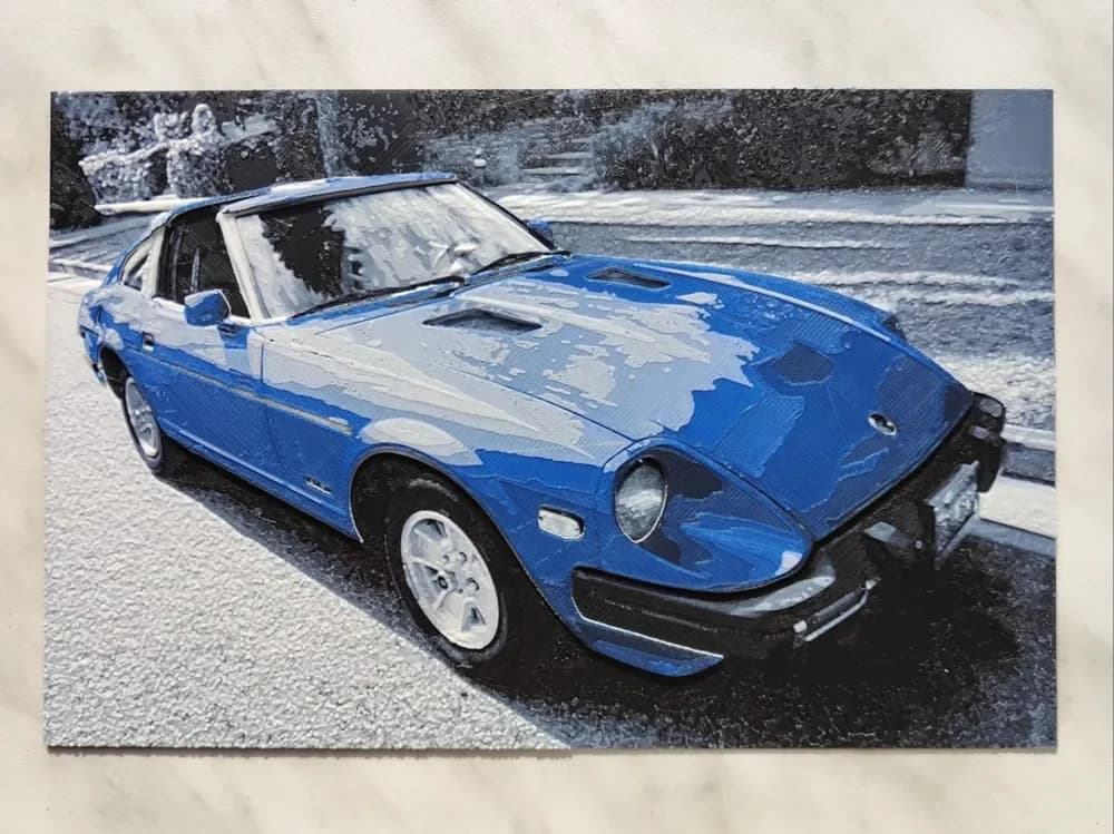 HueForge model: Datsun 240ZX - 1980 - Hueforge by BeaN