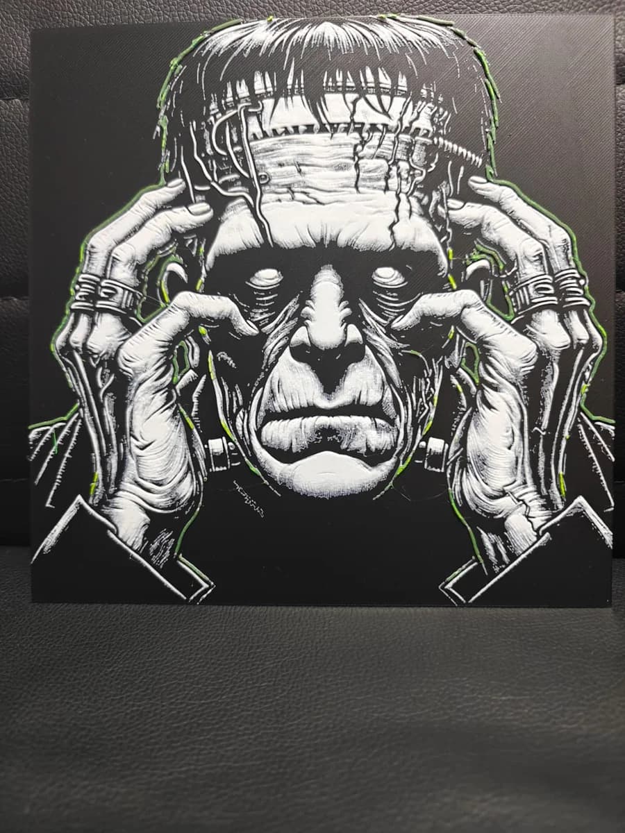 Frankenstein Monster by TheHueforgeLady HueForge model: Frankenstein Monster by TheHueforgeLady