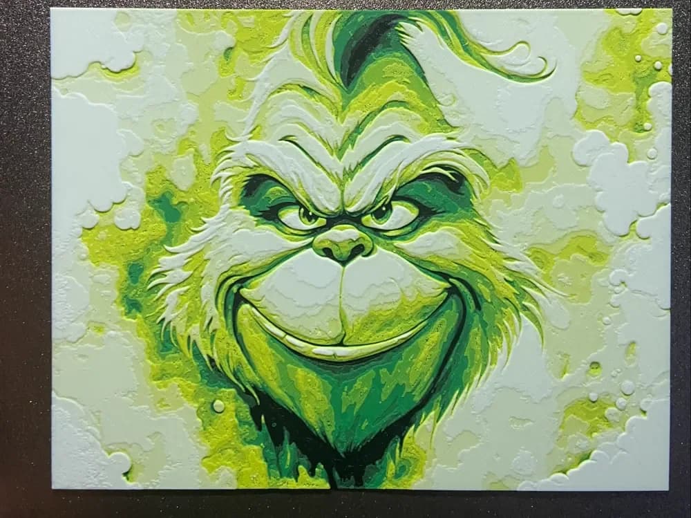 The Grinch by Morganja HueForge model: The Grinch by Morganja