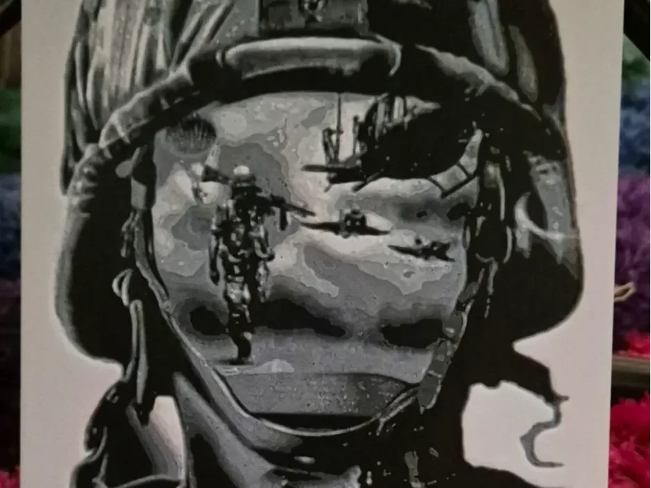 Army soldier vision by Buntsta HueForge model: Army soldier vision by Buntsta