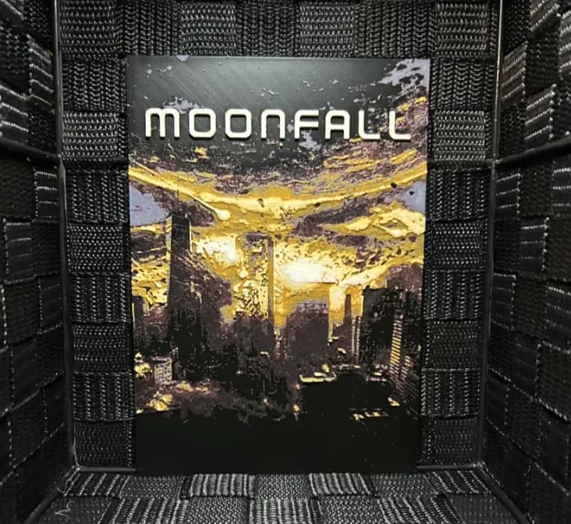 Hueforge Movie Poster - Moonfall - by JoDau HueForge model: Hueforge Movie Poster - Moonfall - by JoDau