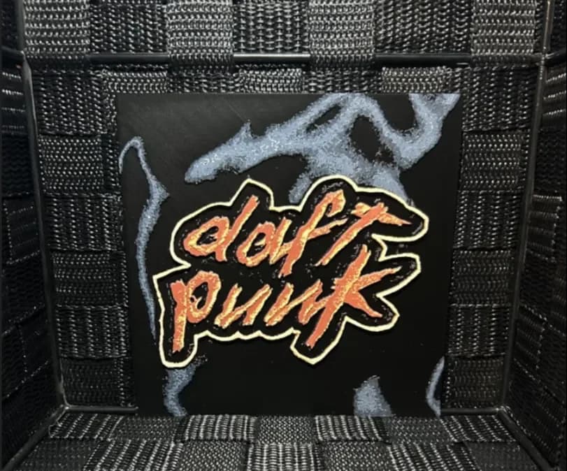 HueForge model: Hueforge Music Poster - Daft Punk - by JoDau