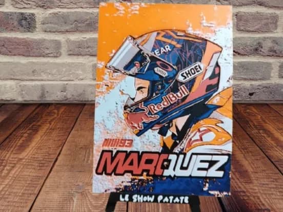 Marc Marquez (MotoGP) Hueforge by leshowpatate HueForge model: Marc Marquez (MotoGP) Hueforge by leshowpatate
