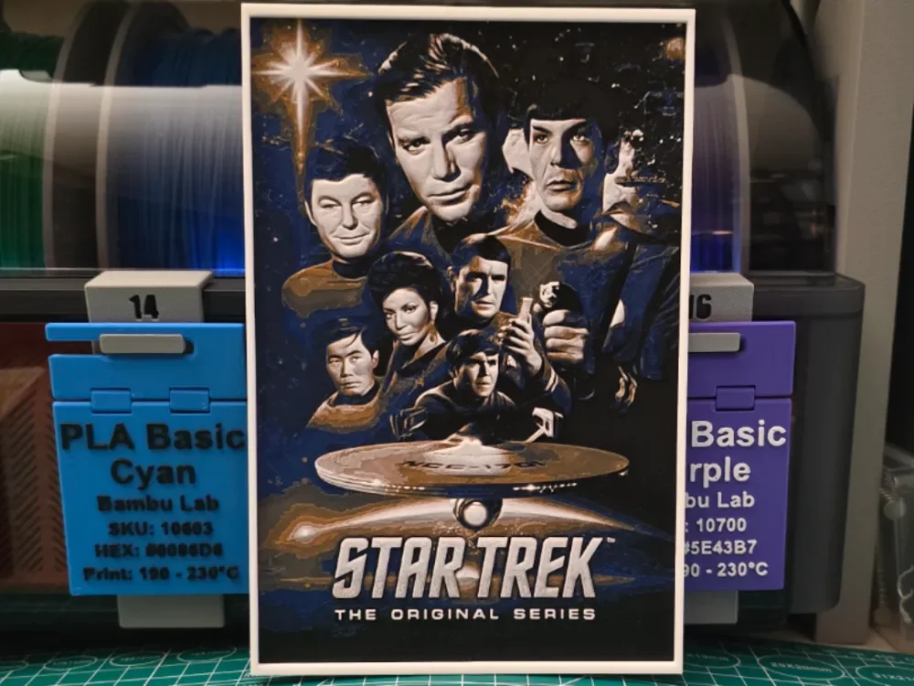 Star Trek Poster - Hueforge Art Star Trek Poster - Hueforge Art