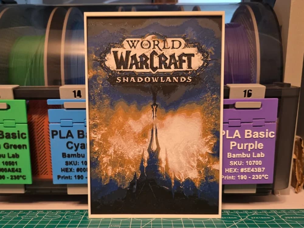 World of Warcraft: Shadowlands - Hueforge Art by Lumpy3D HueForge model: World of Warcraft: Shadowlands - Hueforge Art by Lumpy3D
