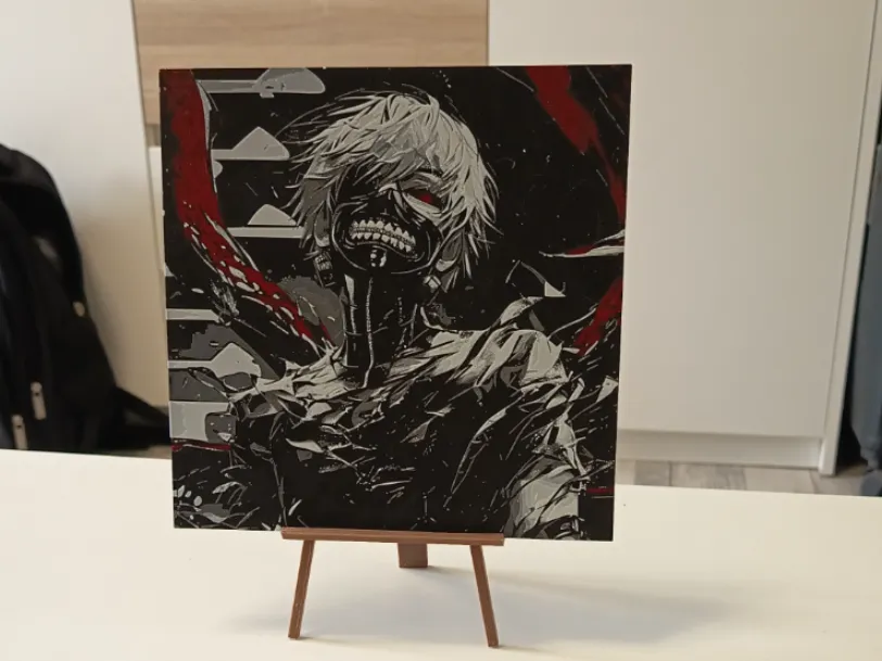Tokyo Ghoul Hueforge by 3DNesy HueForge model: Tokyo Ghoul Hueforge by 3DNesy