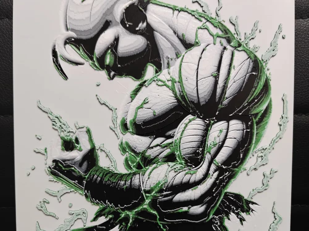 HueForge model: Piccolo Jr by TheHueforgeLady