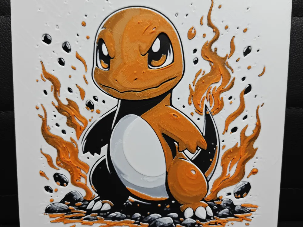 Charmander by TheHueforgeLady HueForge model: Charmander by TheHueforgeLady