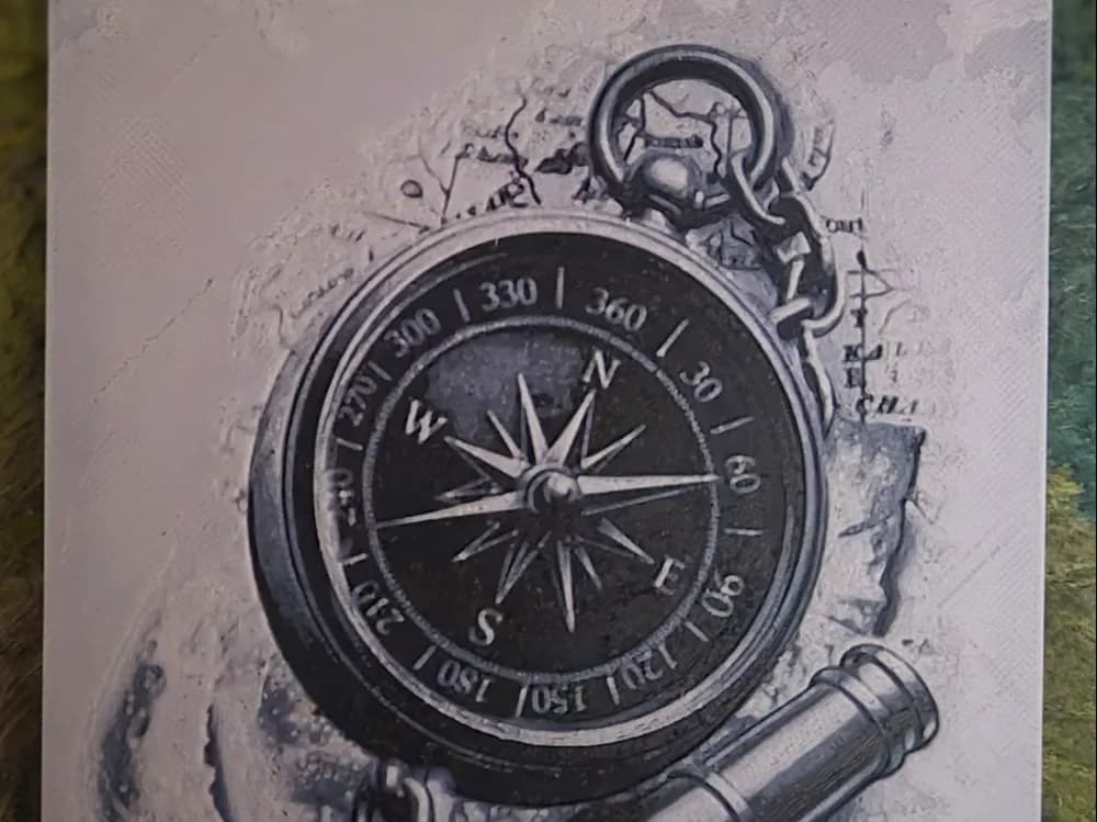 compass + spy glass hueforge by Buntsta HueForge model: compass + spy glass hueforge by Buntsta