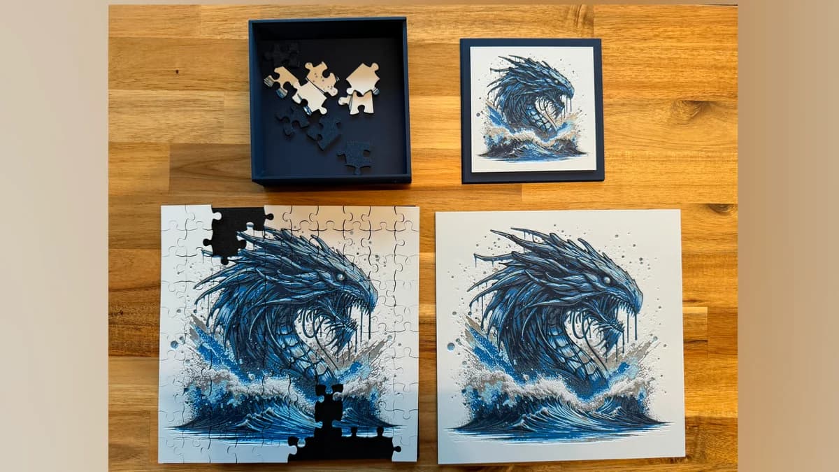 Sept 2024 - Exclusive Set #1 - Sea Monster - Puzzle & Hueforge by Canadian Gamer HueForge model: Sept 2024 - Exclusive Set #1 - Sea Monster - Puzzle & Hueforge by Canadian Gamer