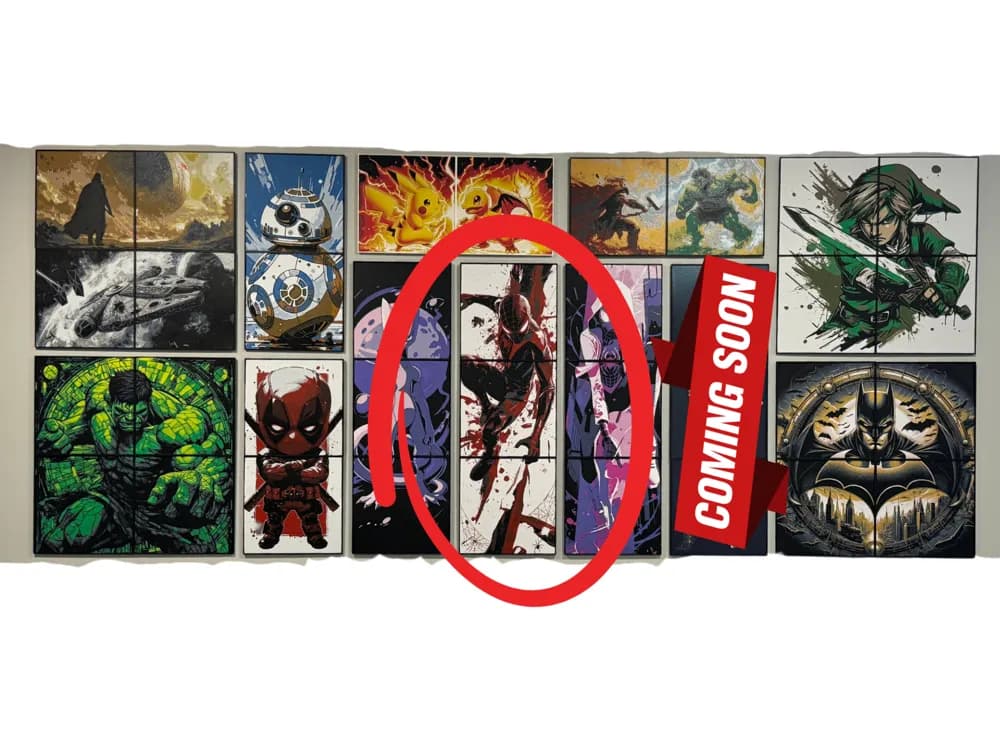 HueForge model: Miles Morales - 3 Panel Hueforge - 600x200 by Canadian Gamer