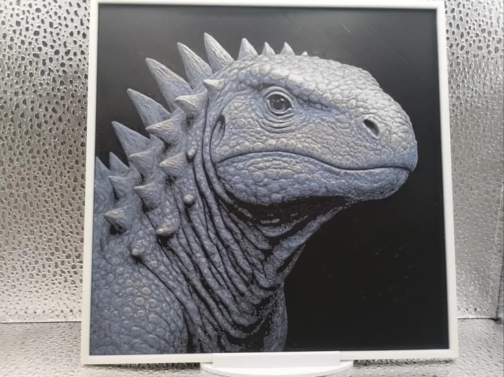 Hylaeosaurus hueforge by Borishotch Industries HueForge model: Hylaeosaurus hueforge by Borishotch Industries