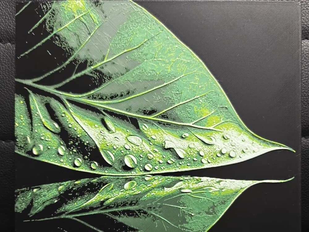 HueForge model: Leaf of Life NO AMS REQUIRED by TheHueforgeLady