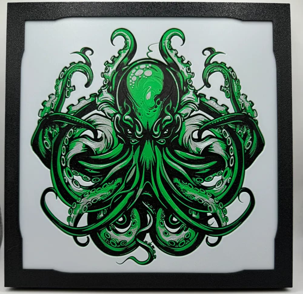 Kraken by Canadian Gamer HueForge model: Kraken by Canadian Gamer