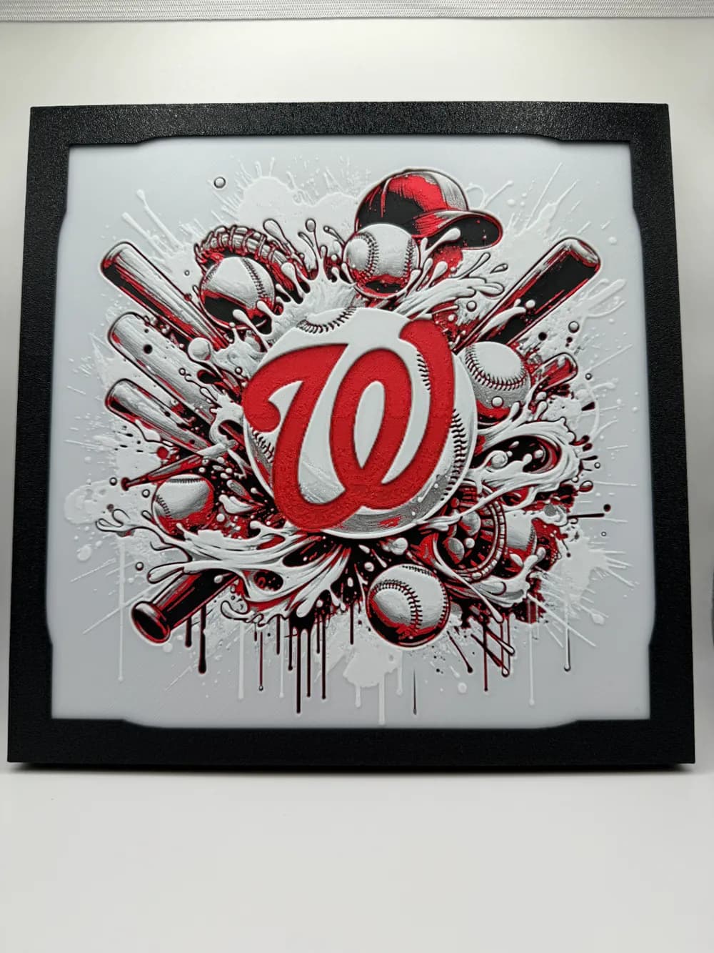 Washington Nationals - MLB Hueforge by Canadian Gamer HueForge model: Washington Nationals - MLB Hueforge by Canadian Gamer
