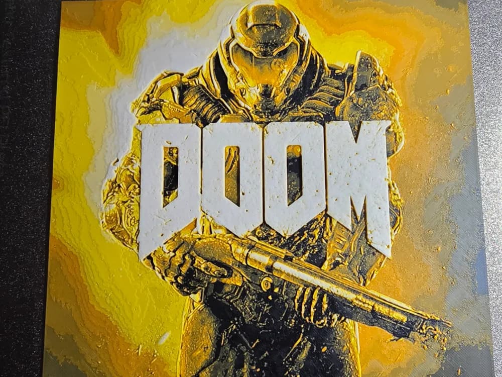 Doom Hueforge by 3D-Mentiel HueForge model: Doom Hueforge by 3D-Mentiel