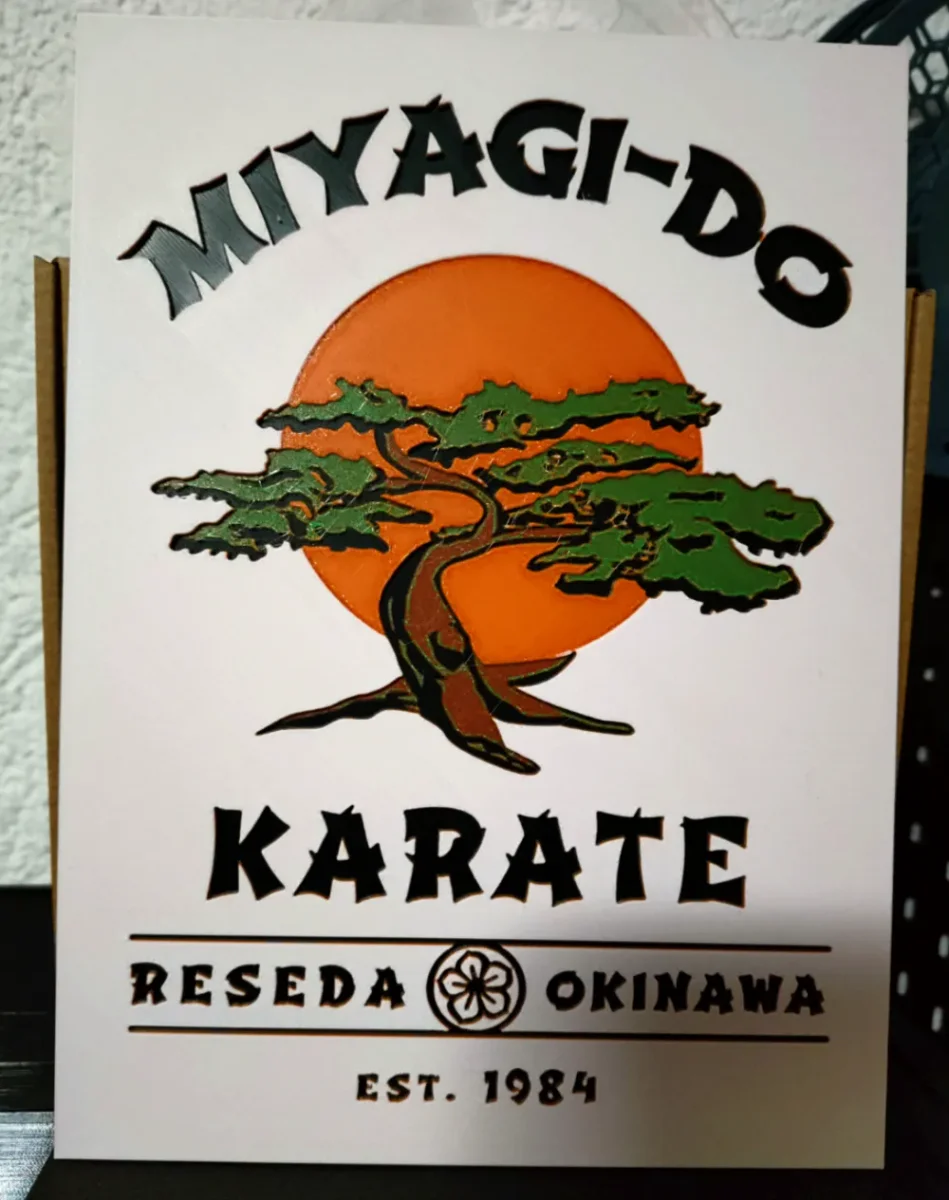 Miyagi-Do (HueForge 5 colors) by Asgar3D HueForge model: Miyagi-Do (HueForge 5 colors) by Asgar3D