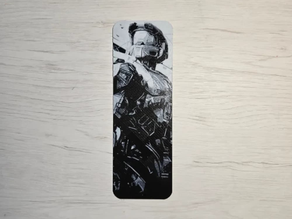 Halo Bookmark by Atrus Design HueForge model: Halo Bookmark by Atrus Design