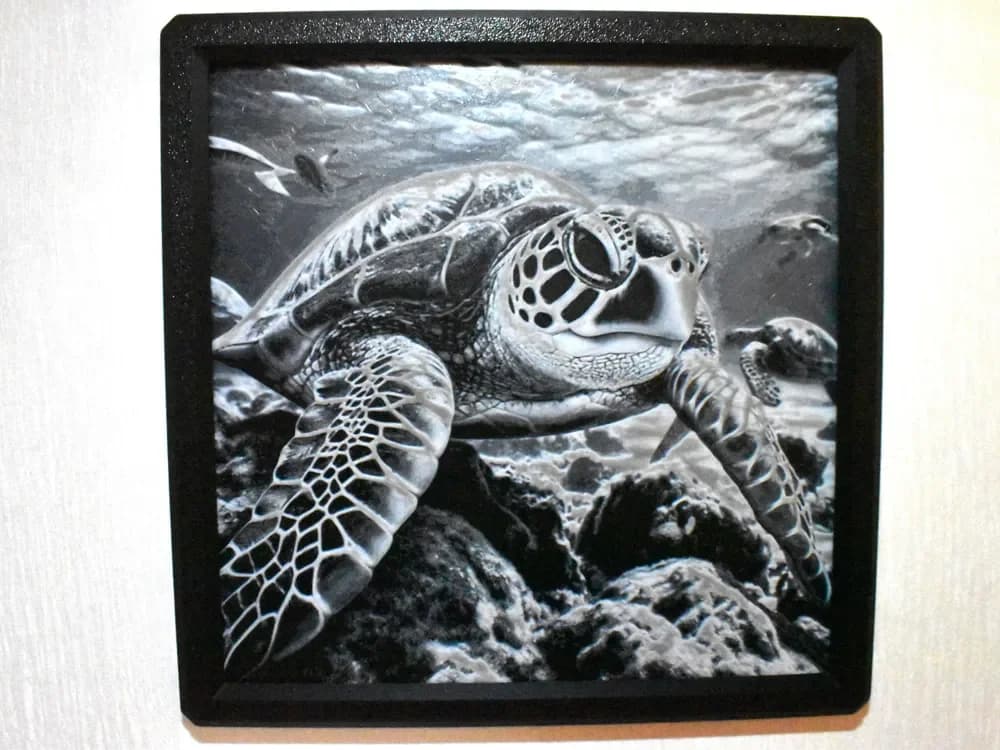 Sea turtle Hueforge by Chris B HueForge model: Sea turtle Hueforge by Chris B