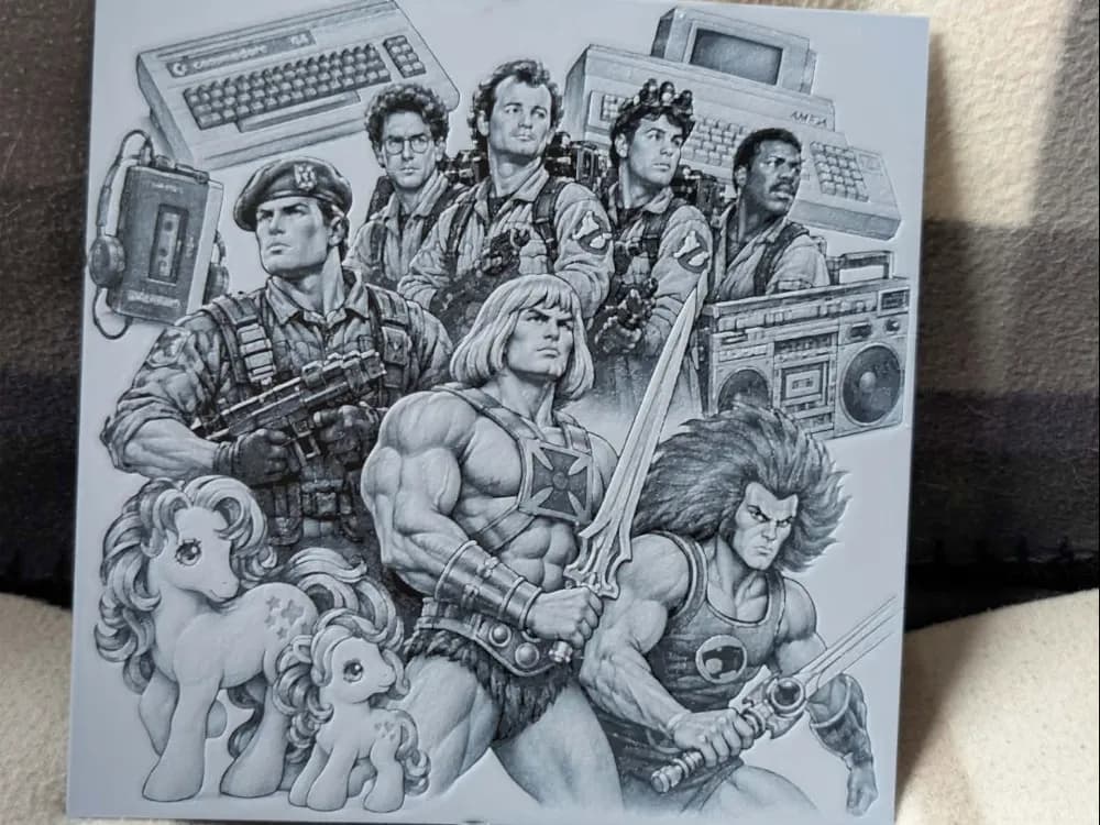 For the 80s babies - hueforge For the 80s babies - hueforge