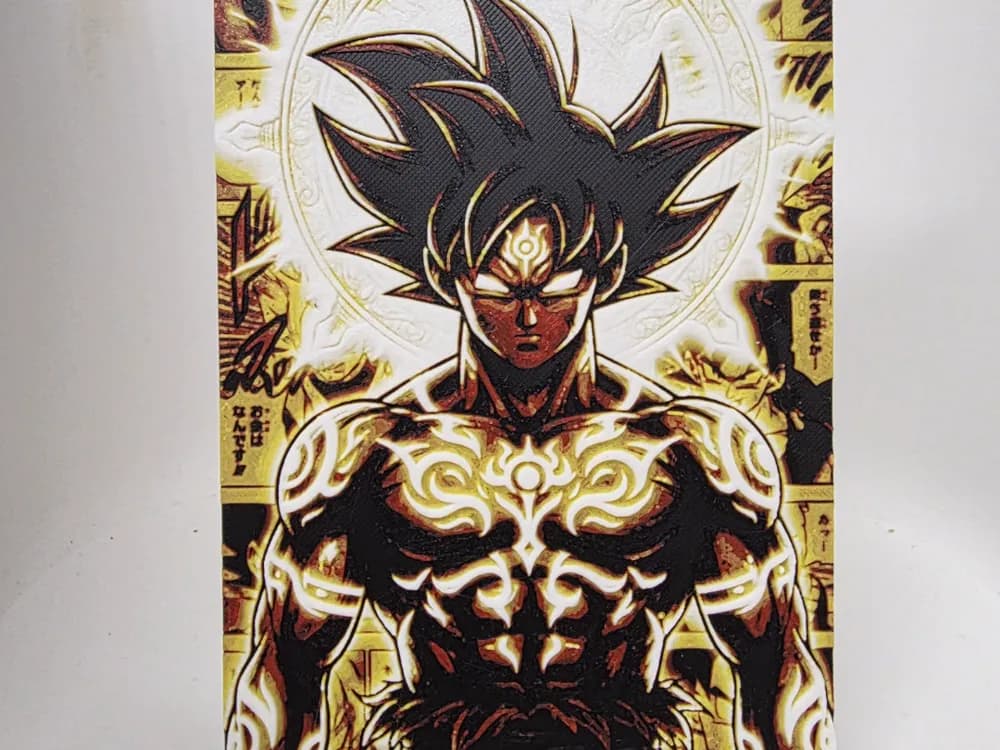 Goku Hueforge by Morganja HueForge model: Goku Hueforge by Morganja