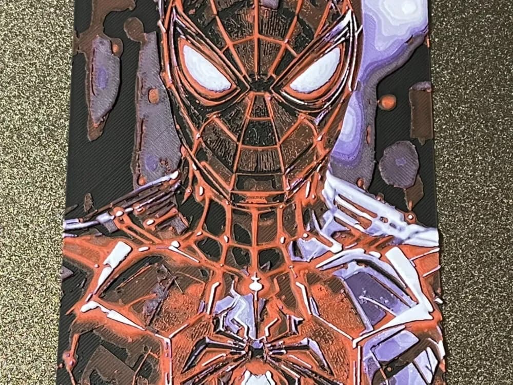 Marvel_Spiderman_01 by FantasyZ HueForge model: Marvel_Spiderman_01 by FantasyZ