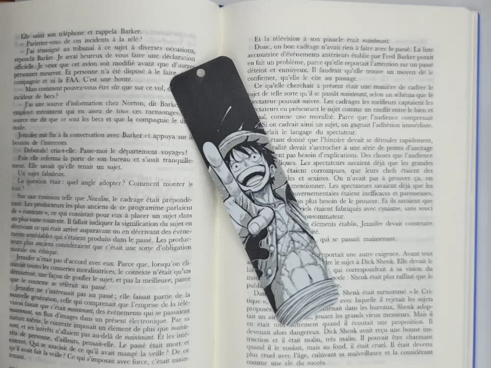 Bookmark Luffy One piece by Kactus Fpv HueForge model: Bookmark Luffy One piece by Kactus Fpv