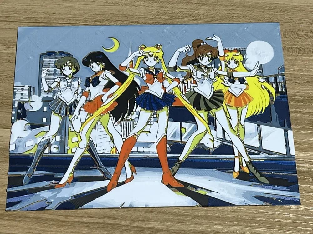 SailorMoon_Collection by FantasyZ HueForge model: SailorMoon_Collection by FantasyZ