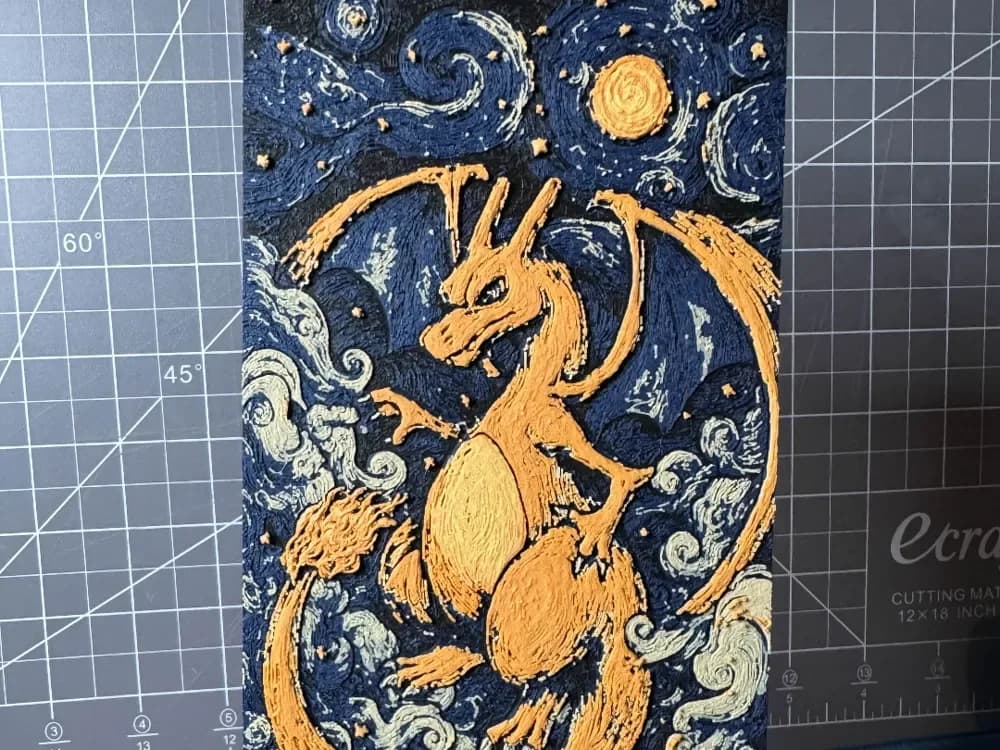 HueForge model: Hueforge of Charizard from pokemon by SBC Creations