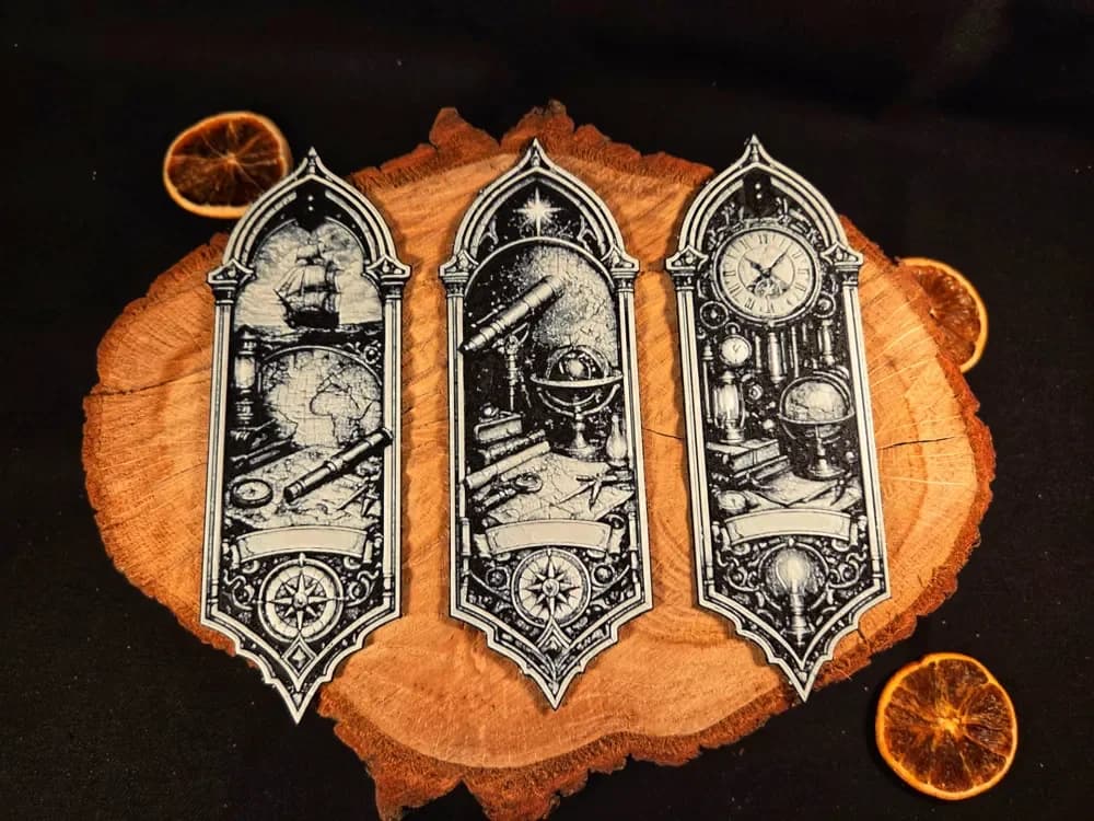 The Astral Archives Collection bookmarks by EternalDesigns3D HueForge model: The Astral Archives Collection bookmarks by EternalDesigns3D