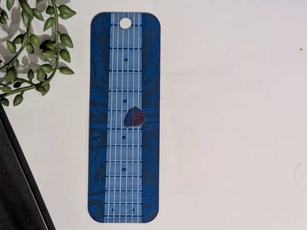 Serenade Bookmark by CommandersVault HueForge model: Serenade Bookmark by CommandersVault