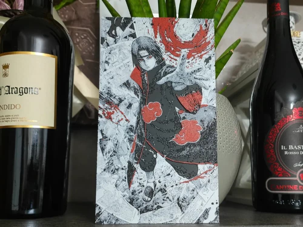 Itachi Uchiha Hueforge by S1M0N389 HueForge model: Itachi Uchiha Hueforge by S1M0N389