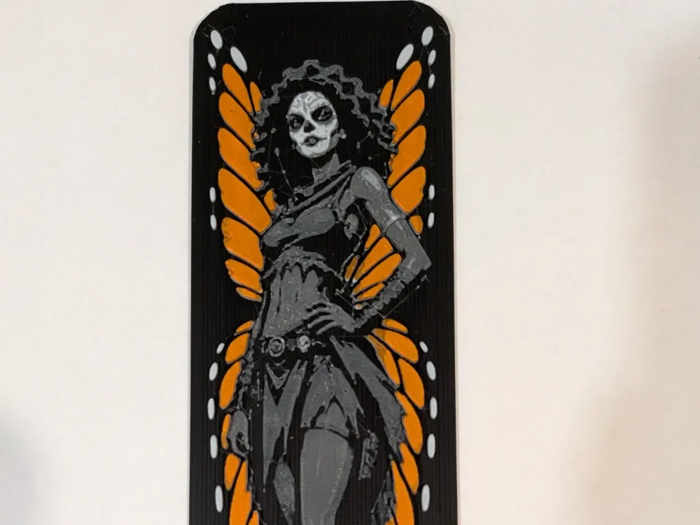 Imani, Dungeon Crawler Carl bookmark by CommandersVault HueForge model: Imani, Dungeon Crawler Carl bookmark by CommandersVault