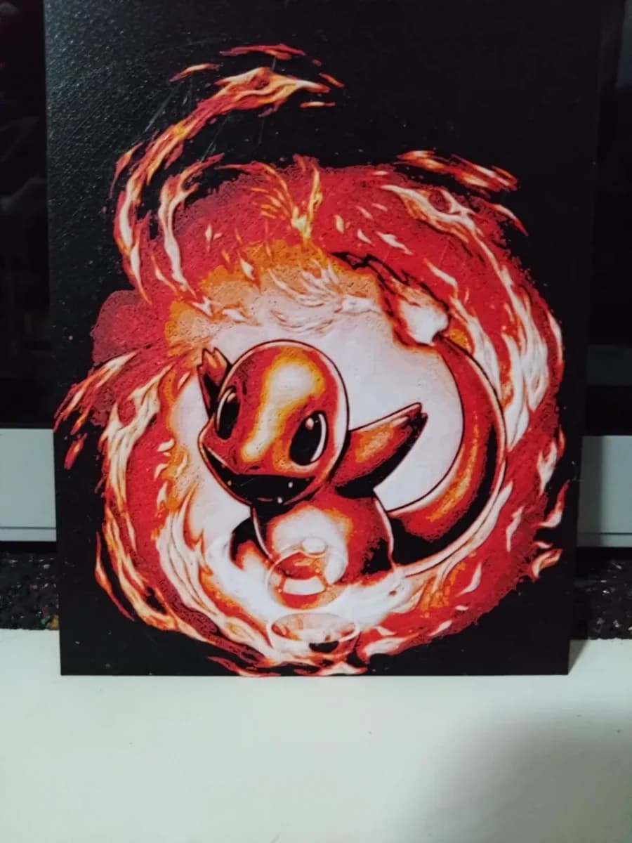 Charmander (HueForge) by Asgar3D HueForge model: Charmander (HueForge) by Asgar3D
