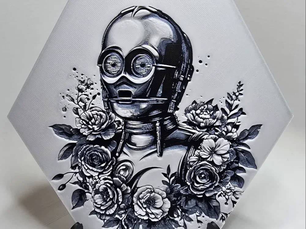 C3P0 Hueforge by Aprilk6366 HueForge model: C3P0 Hueforge by Aprilk6366