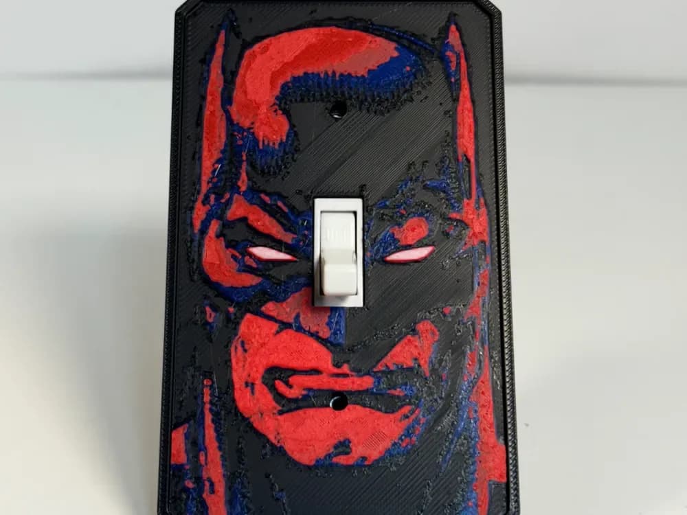 Batman Light Switch Cover Plate Hueforge Batman Light Switch Cover Plate Hueforge