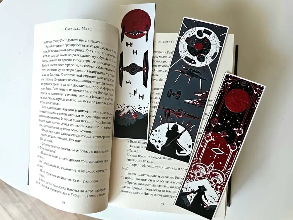 "Star Wars" - Bookmarks set by C3D HueForge model: "Star Wars" - Bookmarks set by C3D