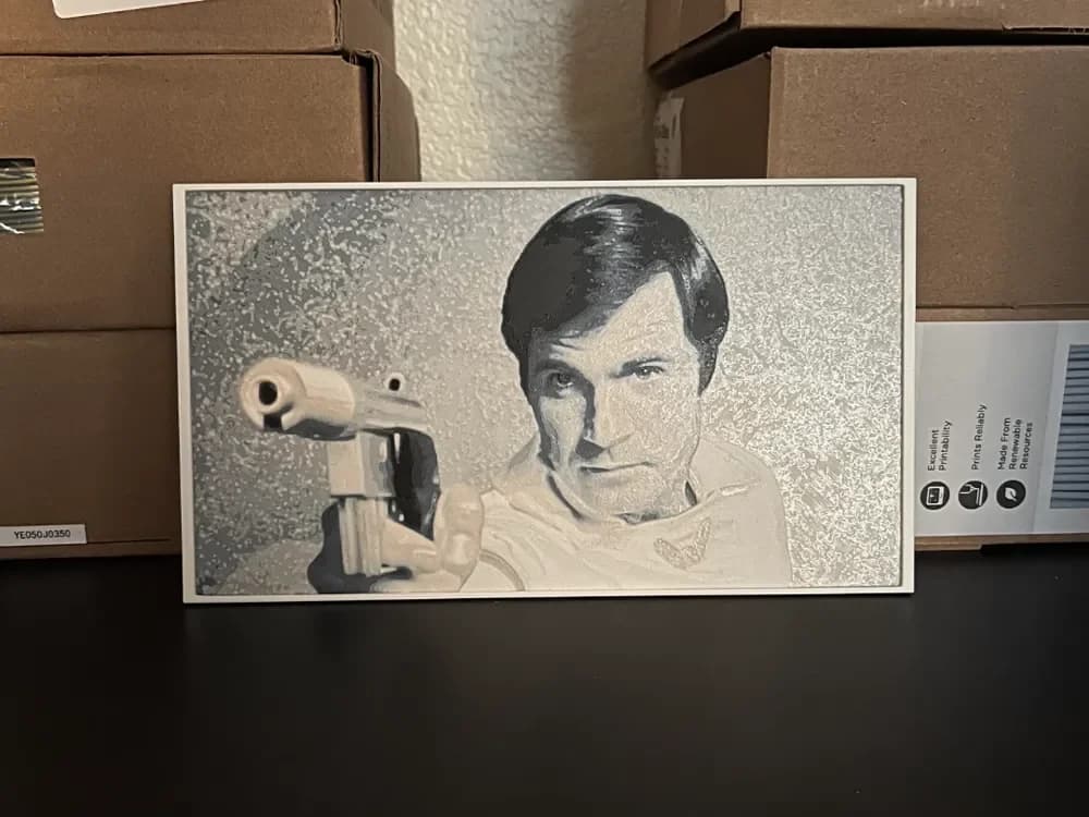 Buck Rogers Solo Hueforge by Estiv HueForge model: Buck Rogers Solo Hueforge by Estiv