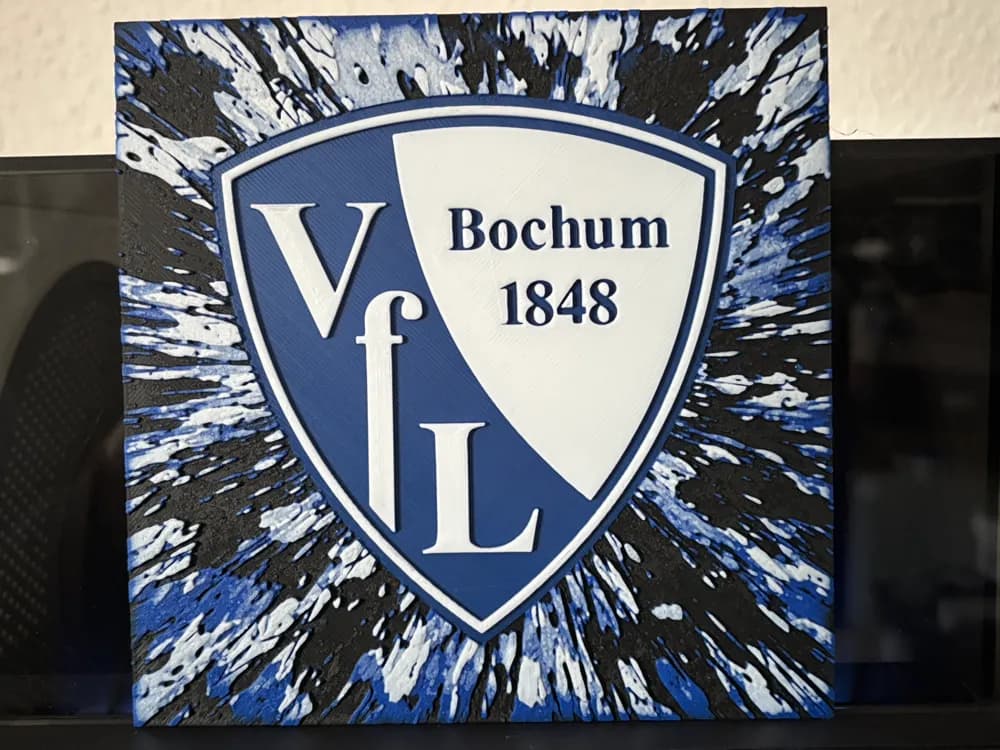 VfL Bochum 1848 "Space" Hueforge 3 Colors AMS by Reeftank&more HueForge model: VfL Bochum 1848 "Space" Hueforge 3 Colors AMS by Reeftank&more