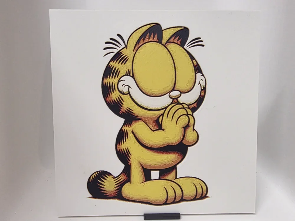Garfield Hueforge by Morganja HueForge model: Garfield Hueforge by Morganja