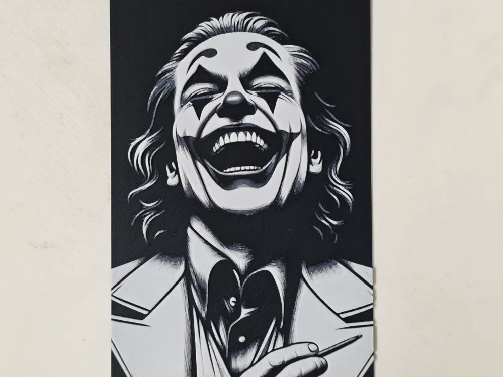 The Joker Hueforge by Morganja HueForge model: The Joker Hueforge by Morganja