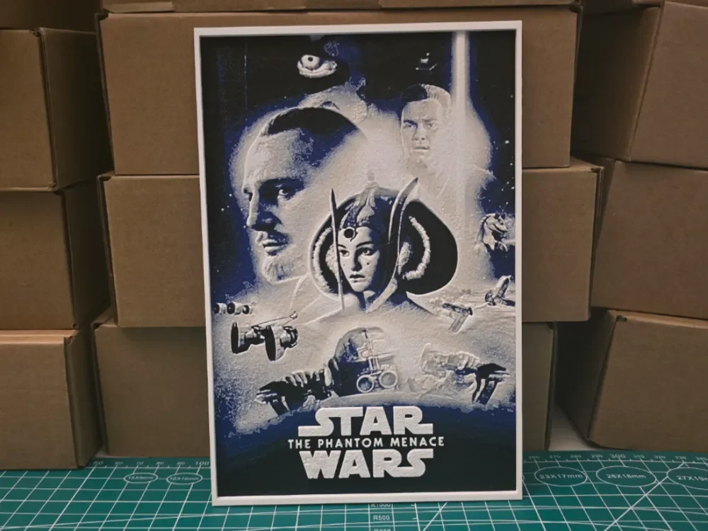 HueForge model: Star Wars I The Phantom Menace - Hueforge Art by Lumpy3D