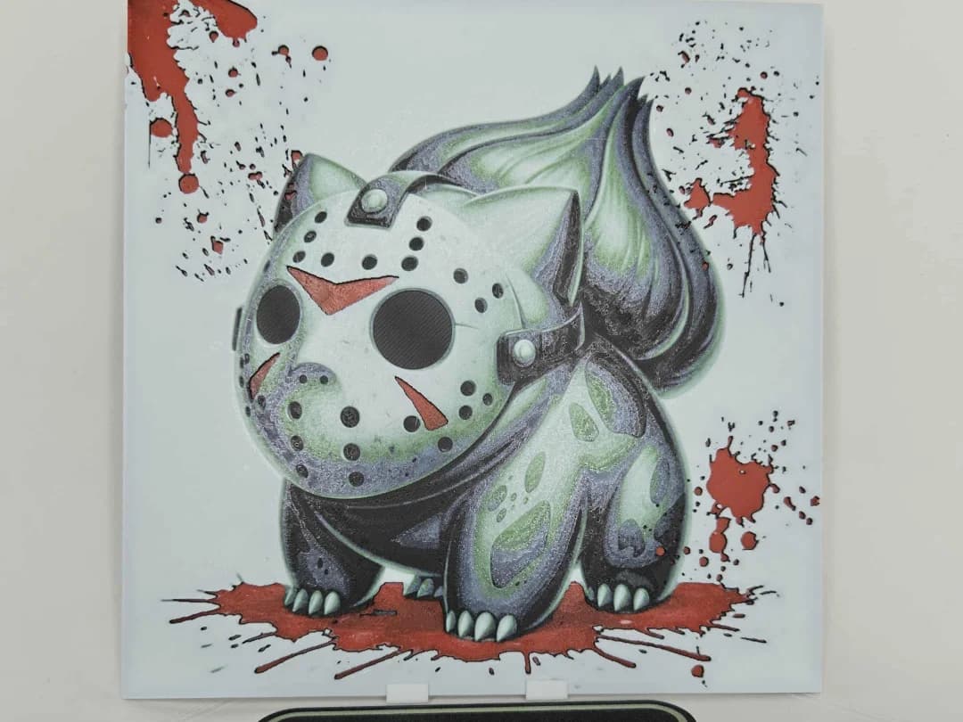 Graffiti Halloween Bulbasaur Hueforge Graffiti Halloween Bulbasaur Hueforge