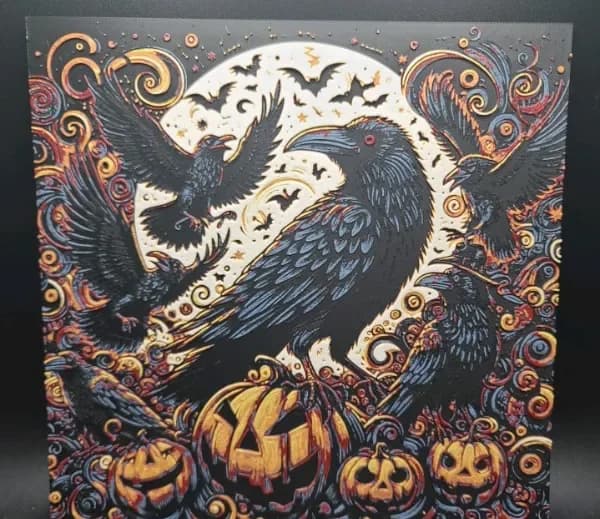 Halloween Crow Hueforge by the_bearded_jedi HueForge model: Halloween Crow Hueforge by the_bearded_jedi