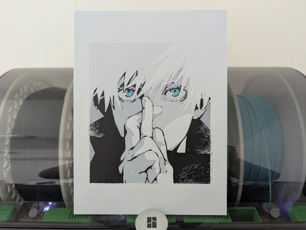 HueForge model: Gojo Satoru Hueforge - Jujutsu Kaisen by Razel