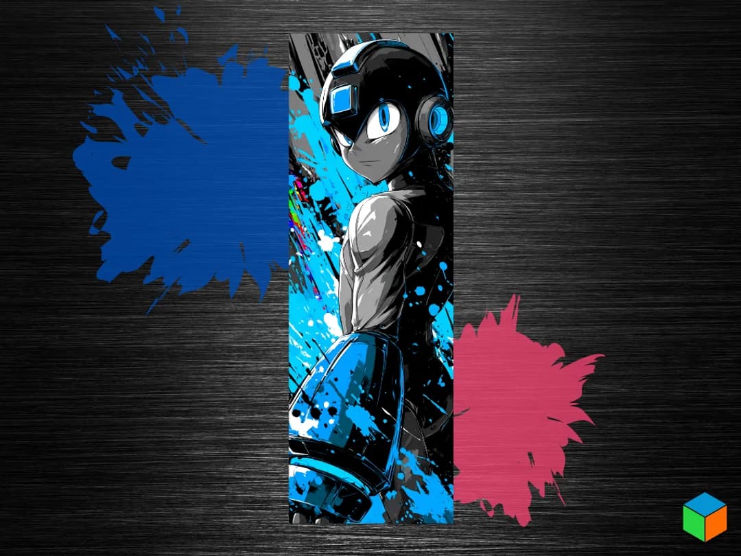 ⚡ Mega Man — Charge Up and Fire by 3D Prints By Vic HueForge model: ⚡ Mega Man — Charge Up and Fire by 3D Prints By Vic