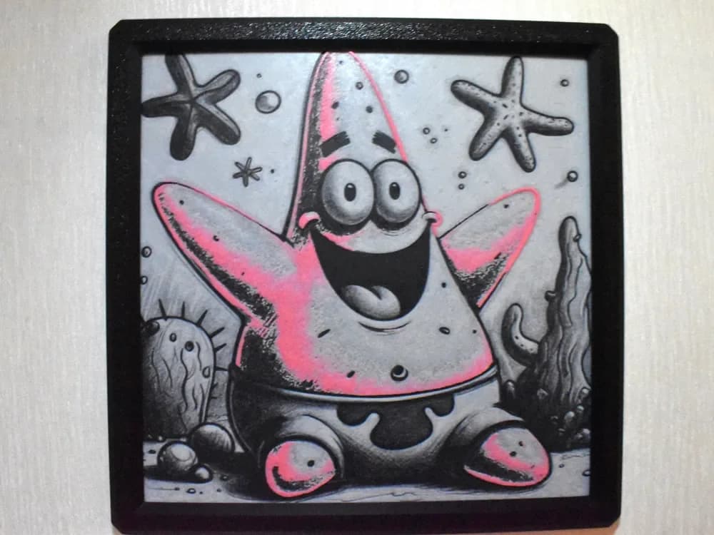 HueForge model: Patrick Hueforge by Chris B